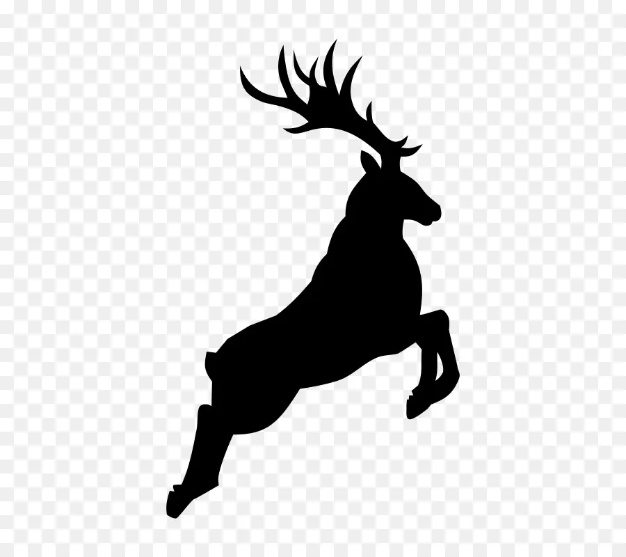 Silhouette Jackalope，สัตว์ PNG