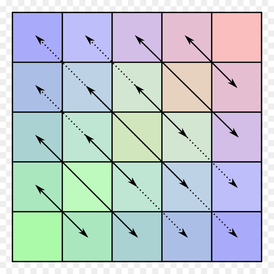 กริดด้วยลูกศรทแยงมุม，เมทริกซ์ PNG