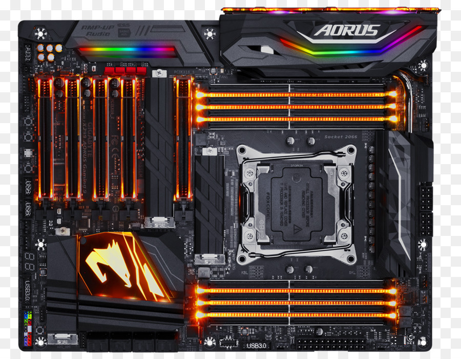 ข้อมูล X299，ด้านบนในเกม Motherboard X299 Aorus เกมแบบ 9 PNG