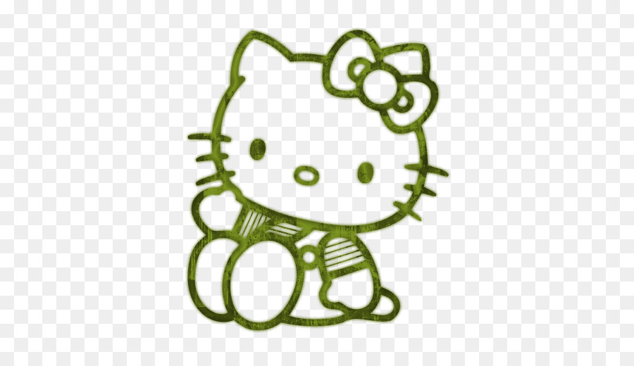 Hello Kitty สีเหลือง，การ์ตูน PNG