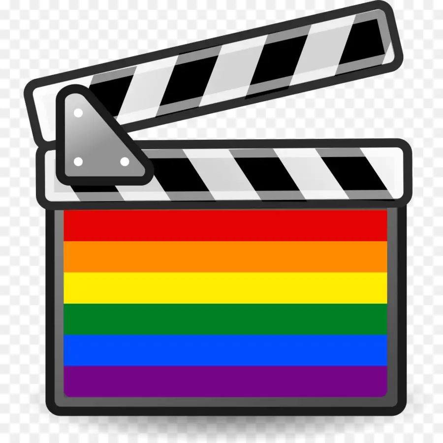 Clapperboard กับ Rainbow，ฟิล์ม PNG