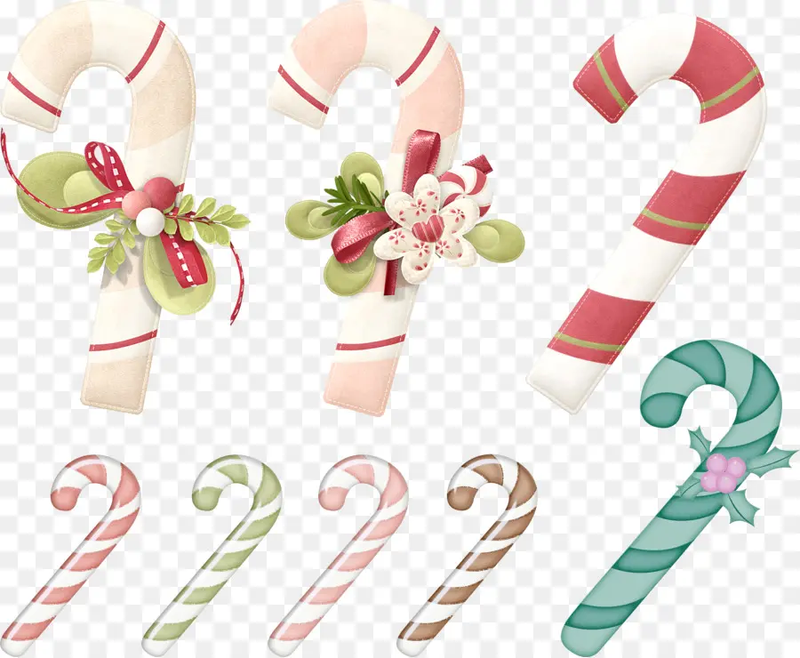 Candy Canes，ขนม PNG