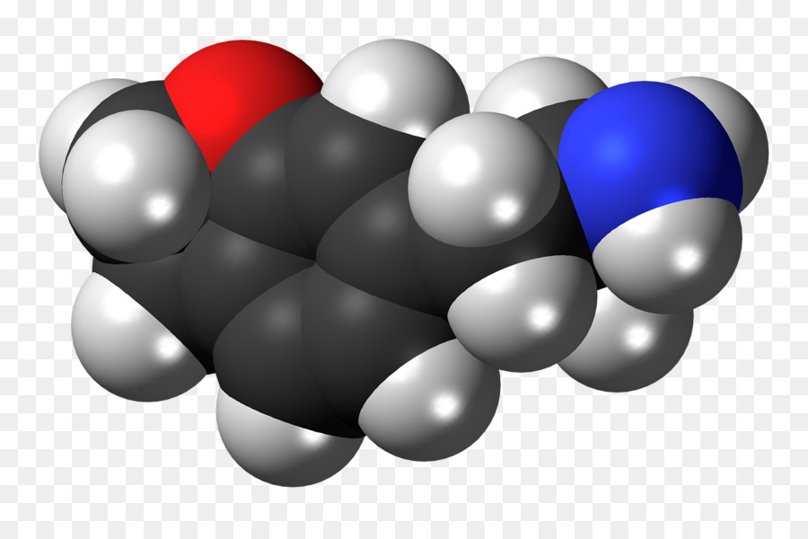 34methylenedioxyamphetamine，Spacefilling นางแบบ PNG