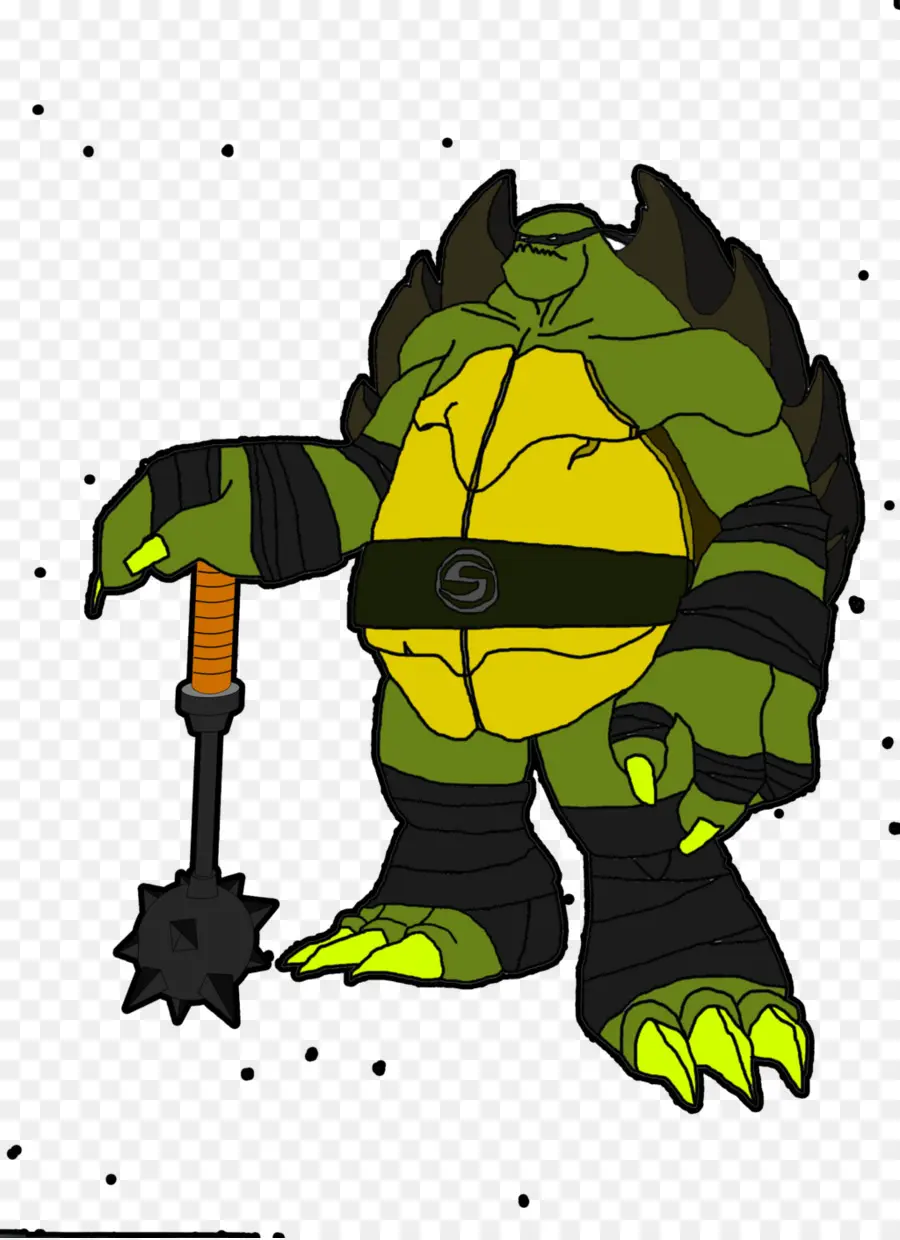 Turtle Warrior Cartoon，เต่า PNG