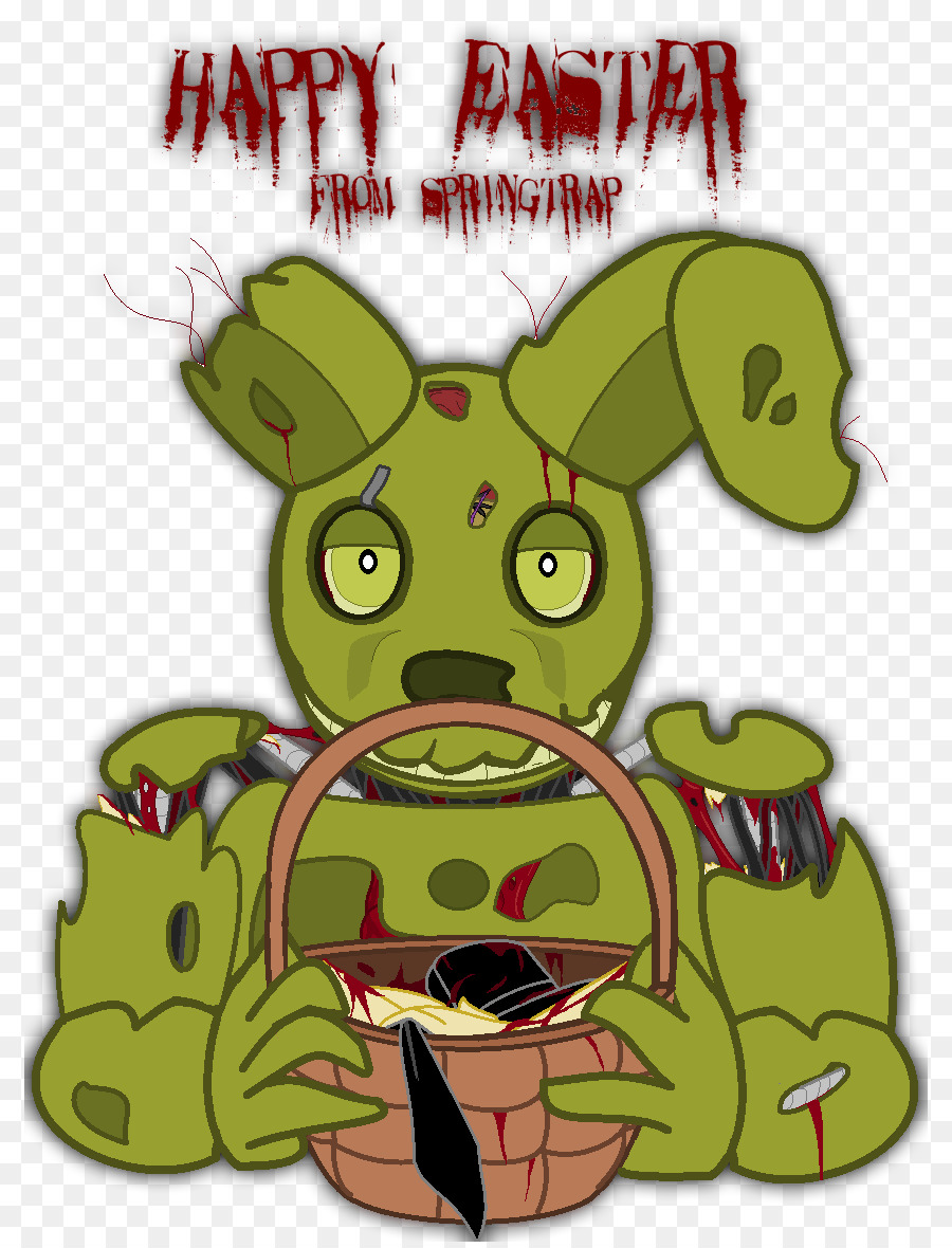 Easter Springtrap，กระต่าย PNG