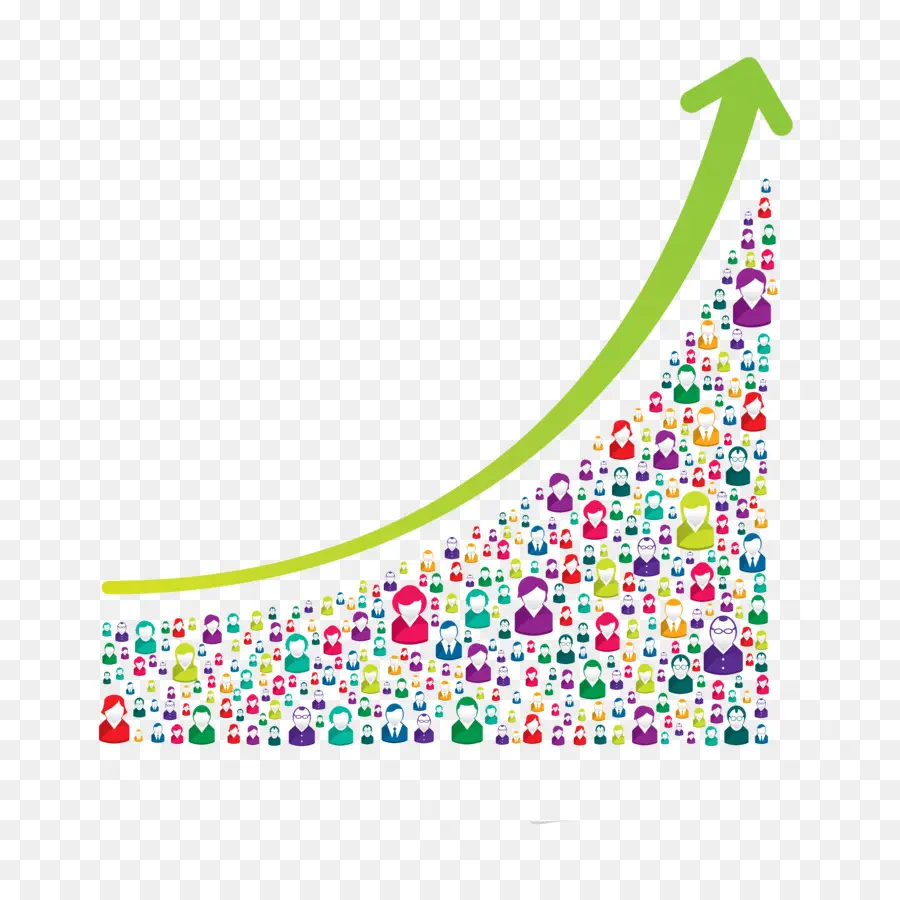แผนภูมิการเจริญเติบโต，ลูกศร PNG