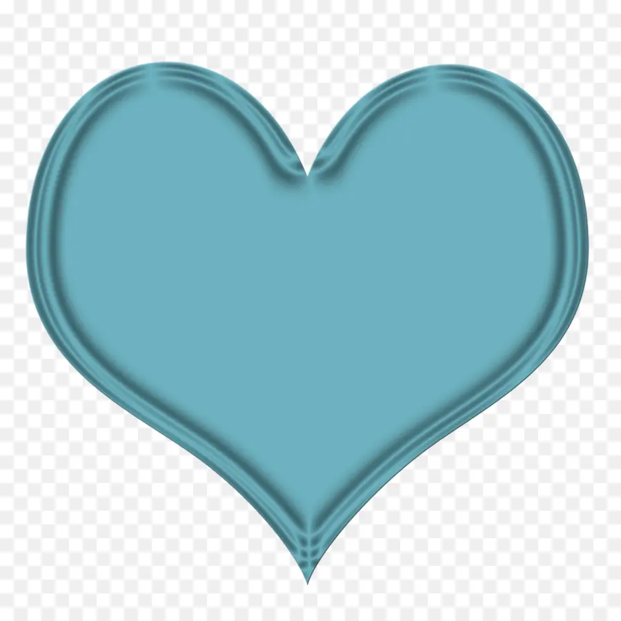 สีน้ำเงิน，หัวใจ PNG