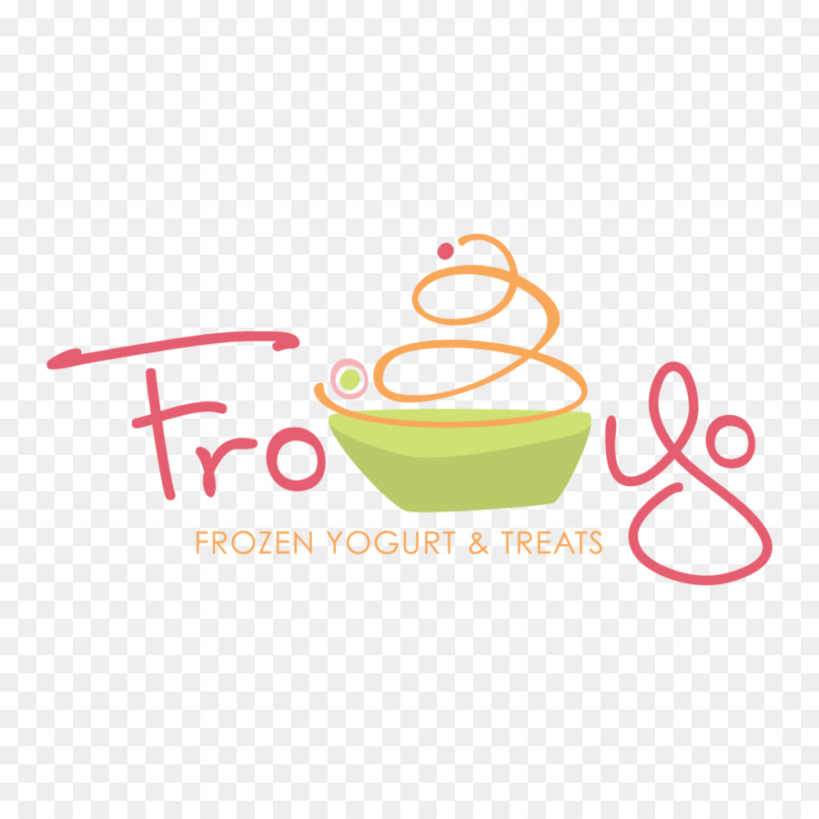 โลโก้ Froyo，โยเกิร์ตแช่แข็ง PNG