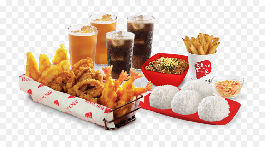 เต็มไปด้วยอาหารเช้า，Bonchon ไก่ PNG