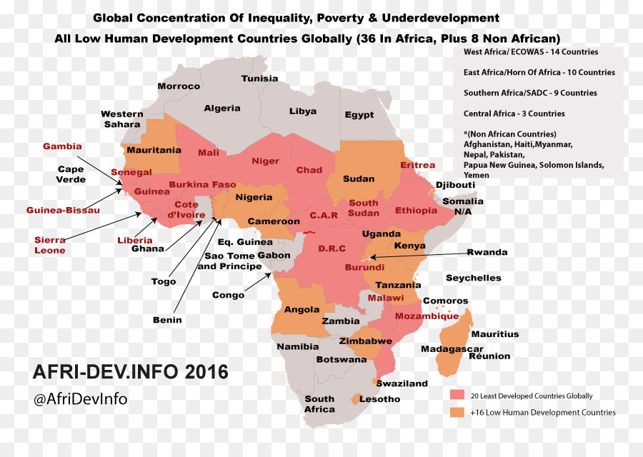 แผนที่แอฟริกา，แอฟริกา PNG