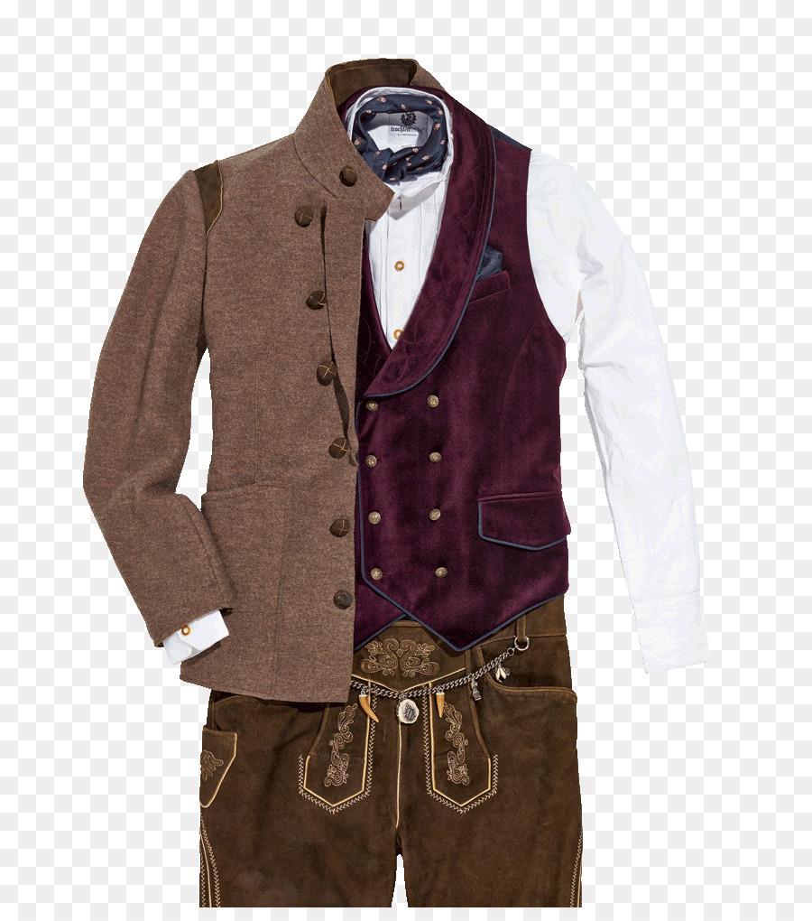 Waistcoat，Burda รูปแบบ PNG