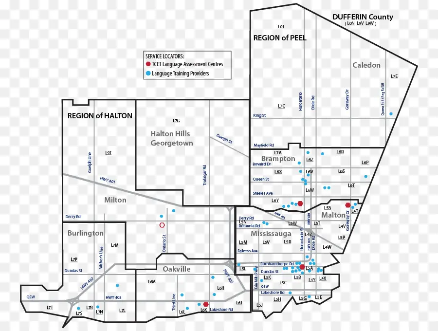 แผนที่ของ Halton And Peel，ภูมิภาค PNG