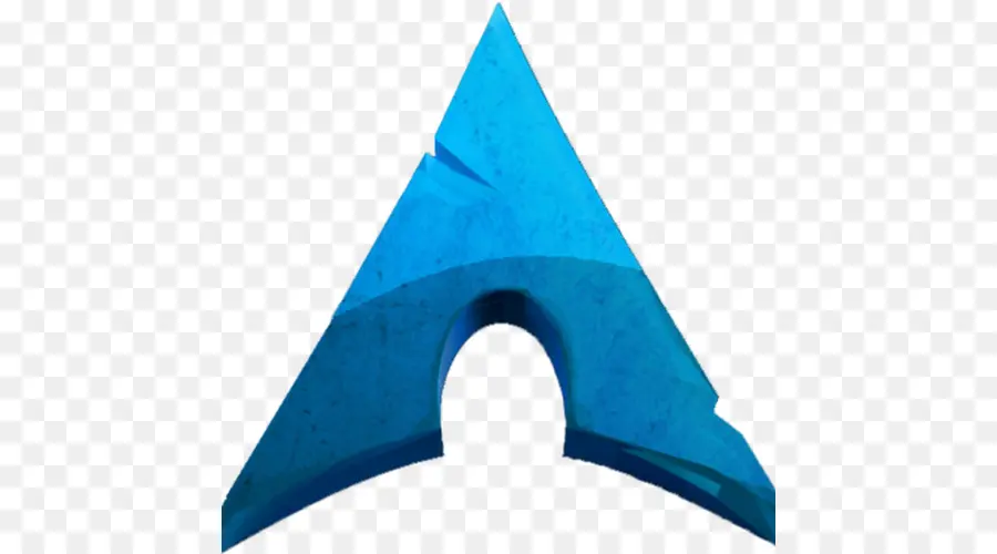 โลโก้ Arch Linux สีน้ำเงิน，ซุ้มประตู PNG