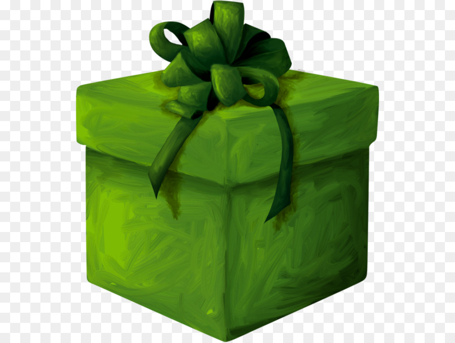 ของขวัญ，สีเขียว PNG
