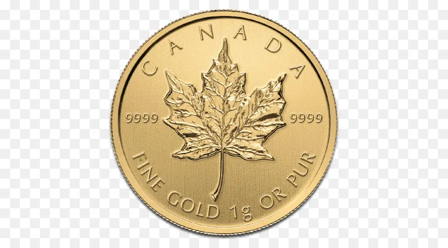 แคนาดาทองไซใบไม้ติ，เหรียญ PNG