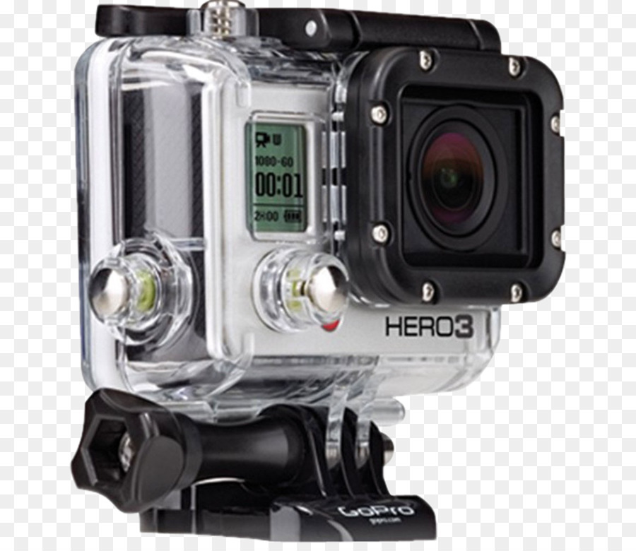 Gopro Hero3 ขาวพิมพ์，Gopro Hero3 นการพิมพ์สีดำ PNG