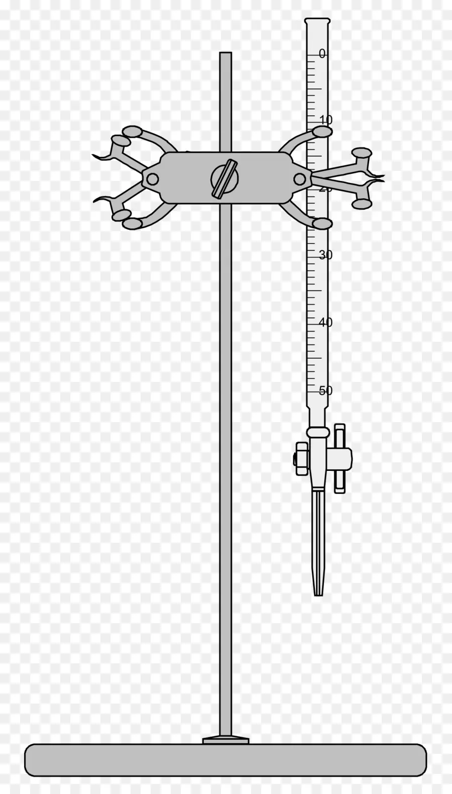 ขาตั้ง Burette，ห้องปฏิบัติการ PNG