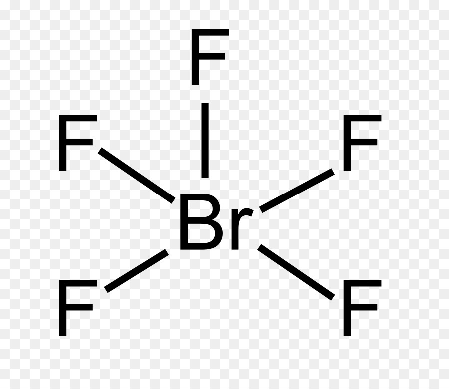 โบรมีน Pentafluoride，โมเลกุล PNG