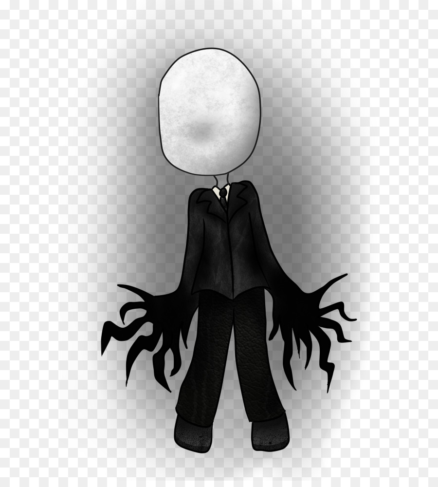 Slenderman，วาด PNG