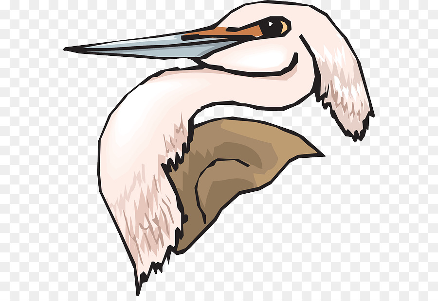 นก，Great Blue Heron PNG