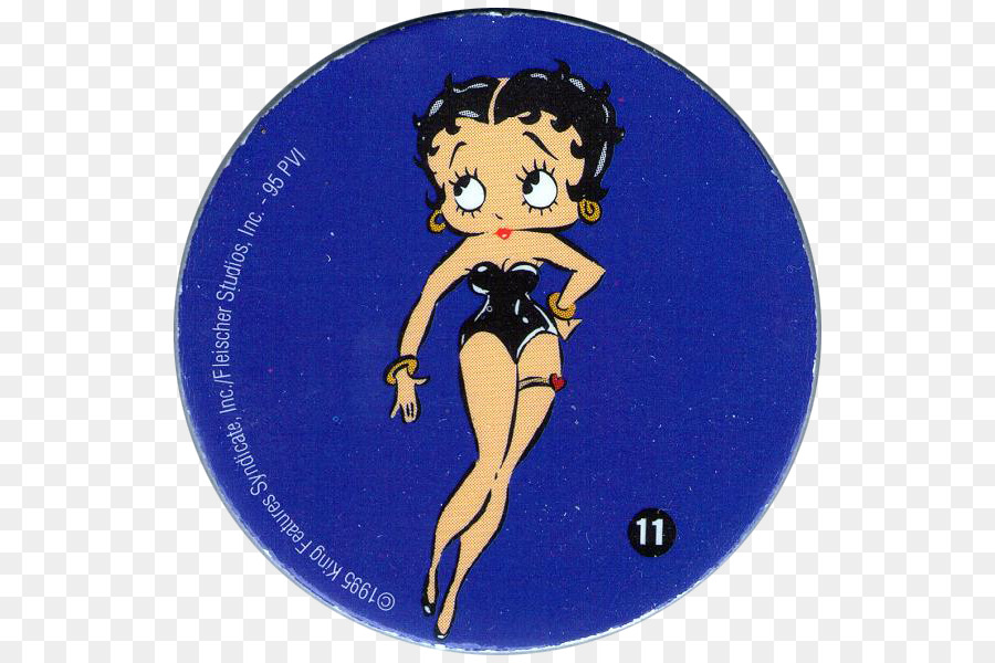 Betty Boop，สีน้ำเงินโคบอลต์ PNG