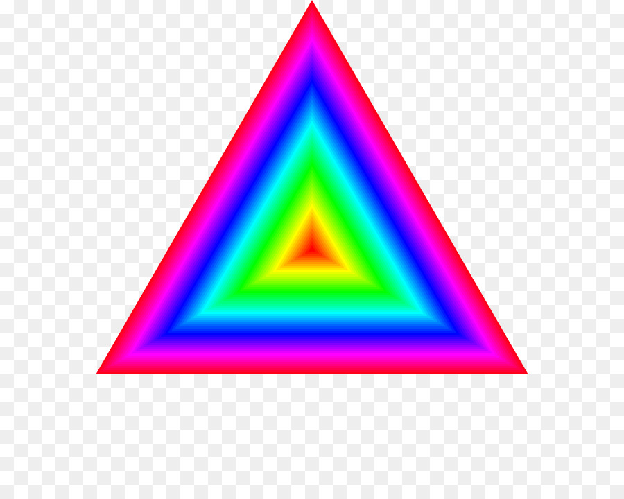 สายรุ้งสามเหลี่ยม，สามเหลี่ยม PNG