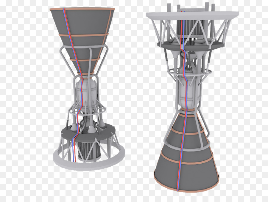 Kerbal พื้นที่โปรแกรม，แก๊สแกนกลางเตาปฏิกรณ์จรวด PNG