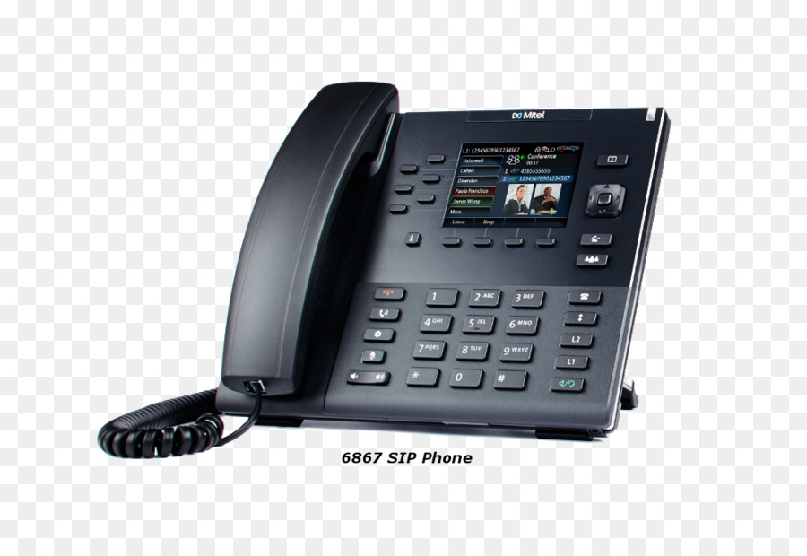 โทรศัพท์ Voip，Mitel 6867 PNG