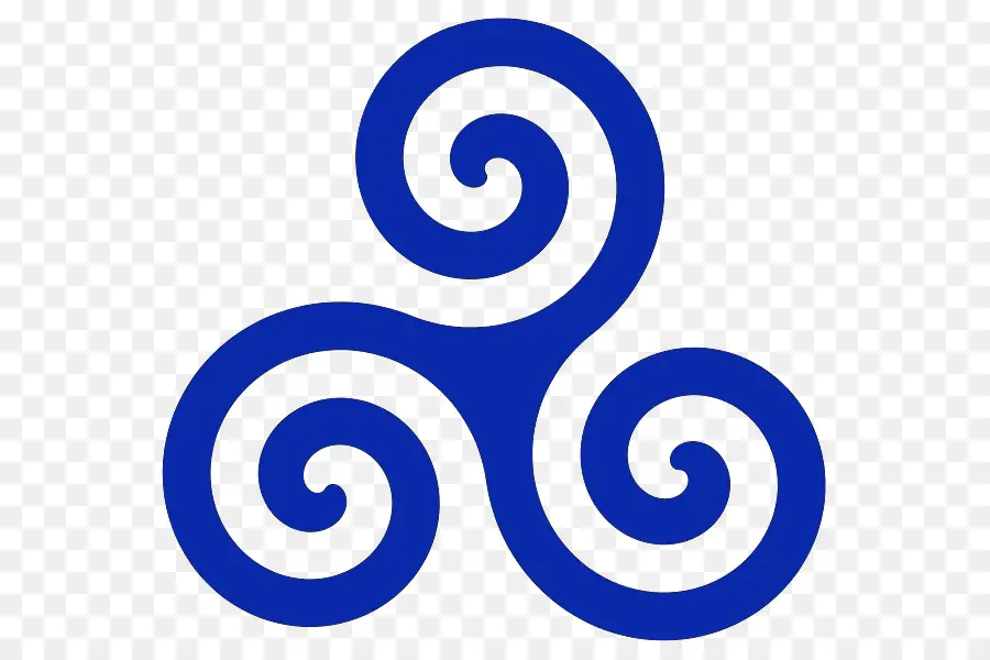 Triskelion สีเหลือง，เกี่ยวกับเซลติก PNG