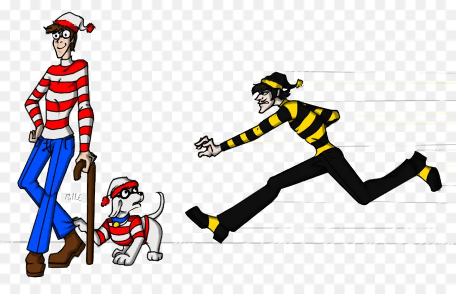 Waldo และ Odlaw，ลายเส้น PNG