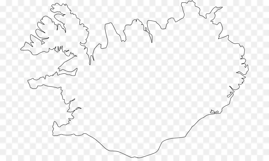 ไอซ์แลนด์ Name，แผนที่ PNG