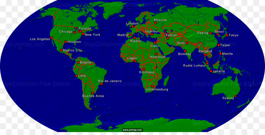 โลก，โลกแผนที่ PNG