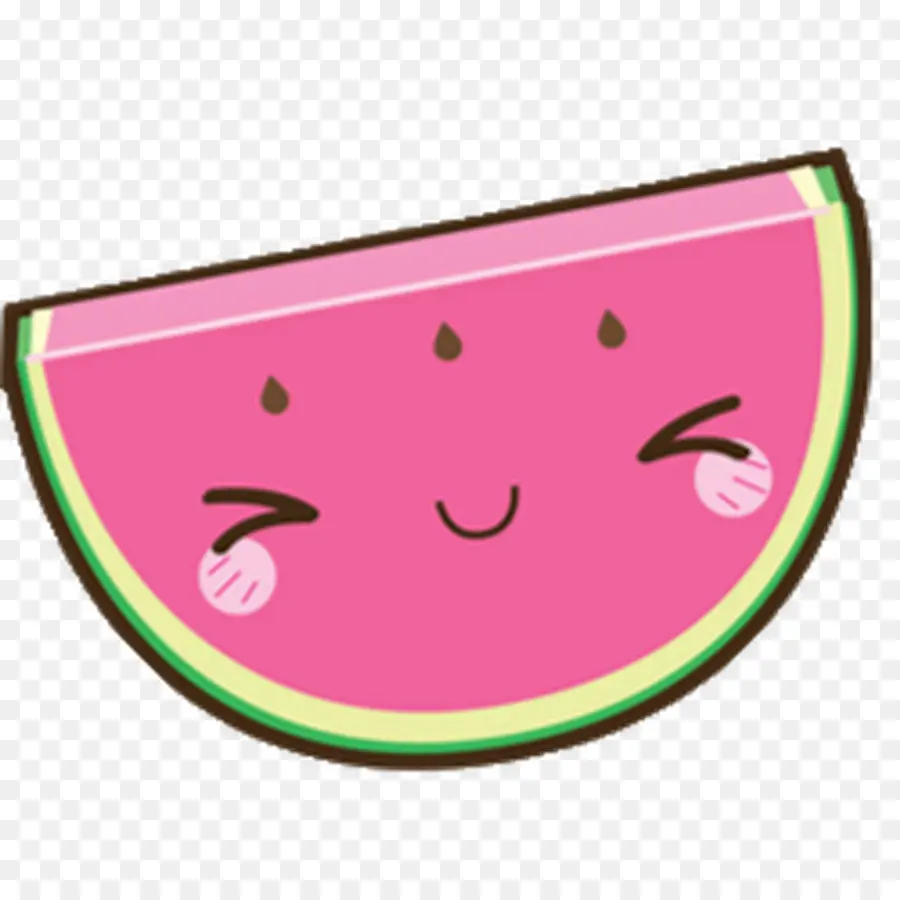 Smiling Watermelon Slice，ผลไม้ PNG