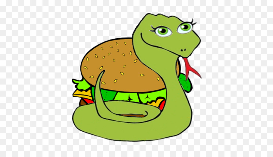 Burger Cartoon Snake，งู PNG