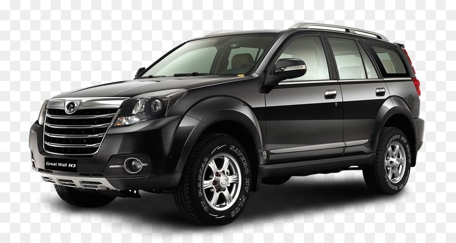 Suv สีดำ，กำแพงขนาดใหญ่ PNG