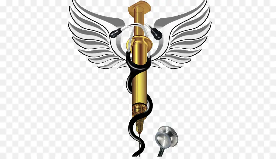 สัญลักษณ์ทางการแพทย์，Caduceus PNG