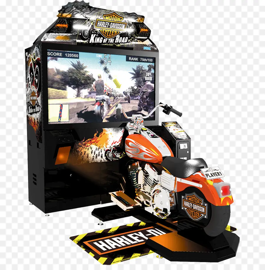 เกมอาร์เคดมอเตอร์ไซค์，Harley Davidson PNG