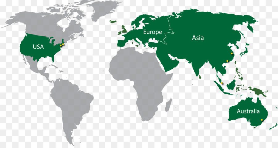 แผนที่โลก，ทวีป PNG