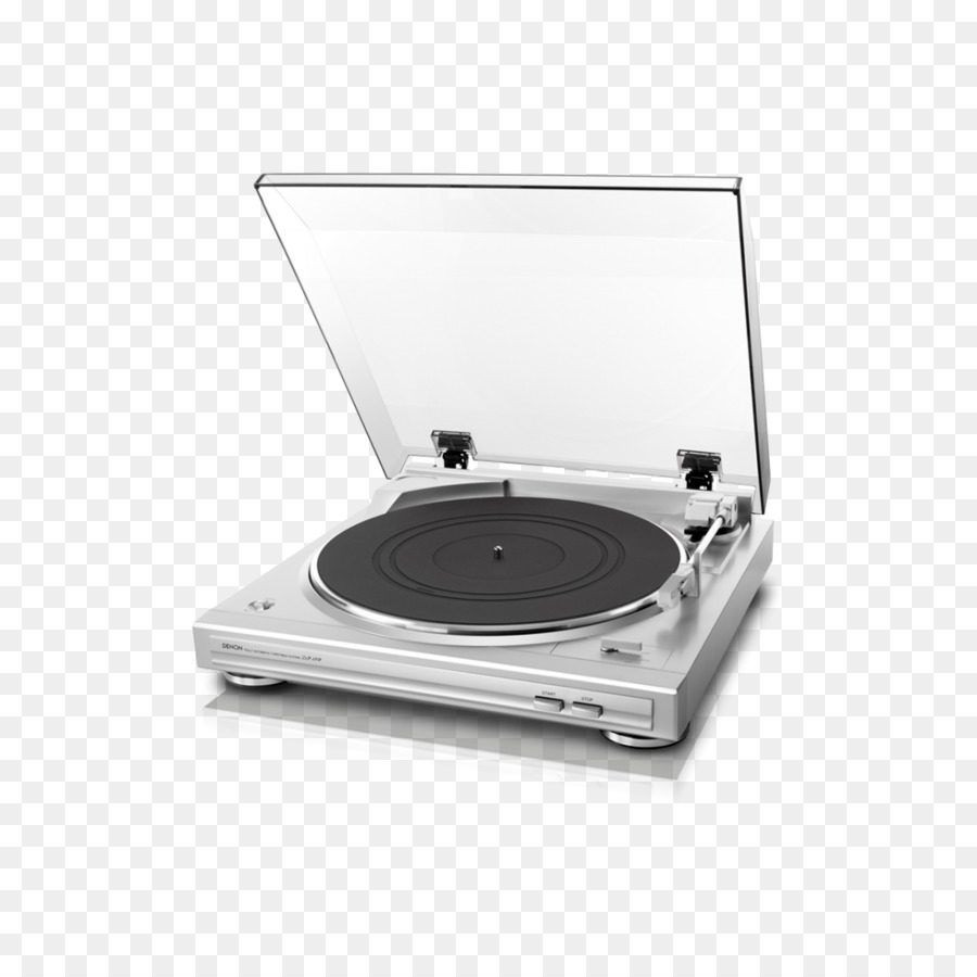 Denon Dp29f เงิน Turntable，Phonograph บันทึก PNG