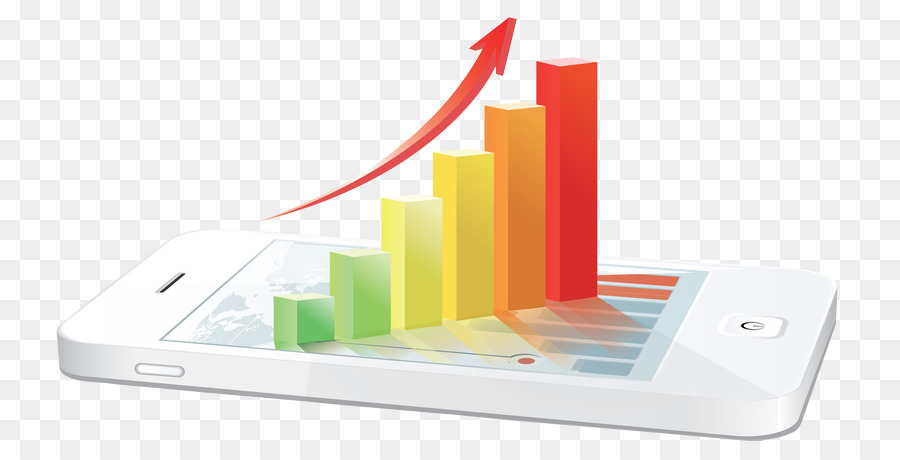 แผนภูมิการเติบโตของมือถือ，มือถือ PNG
