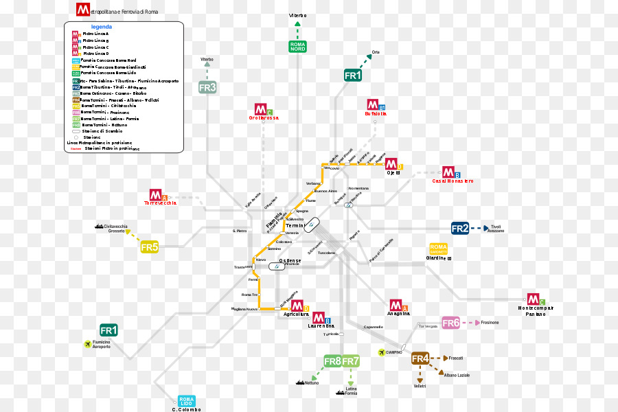 Roma Termini สถานีรถ，แถว C PNG