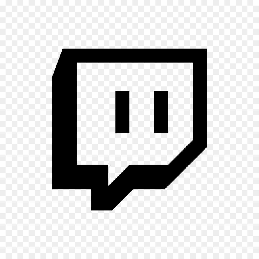 โลโก้ Twitch，สีดำ PNG