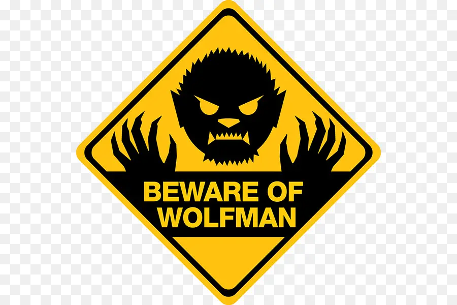 สัญลักษณ์ Wolfman，คำเตือน PNG