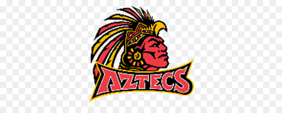 โลโก้ Aztecs，สีแดง PNG