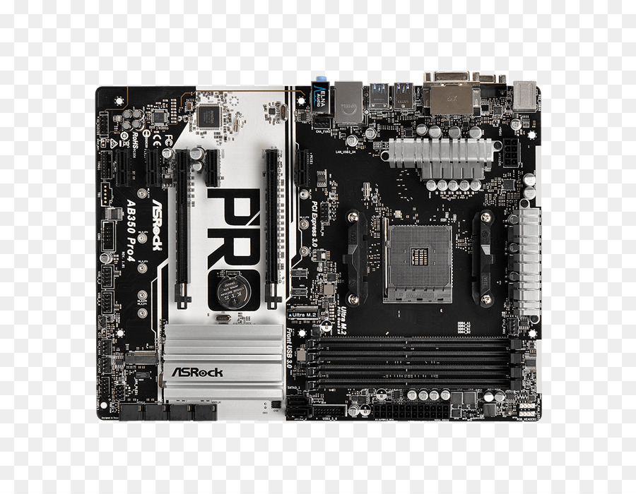 ซ็อกเก็ต Am4，Asrock A320m เมนบอร์ด Ab350 Pro4 PNG