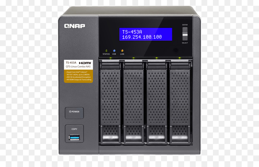 Qnap Ts453a，เครือข่ายเก็บของระบบ PNG