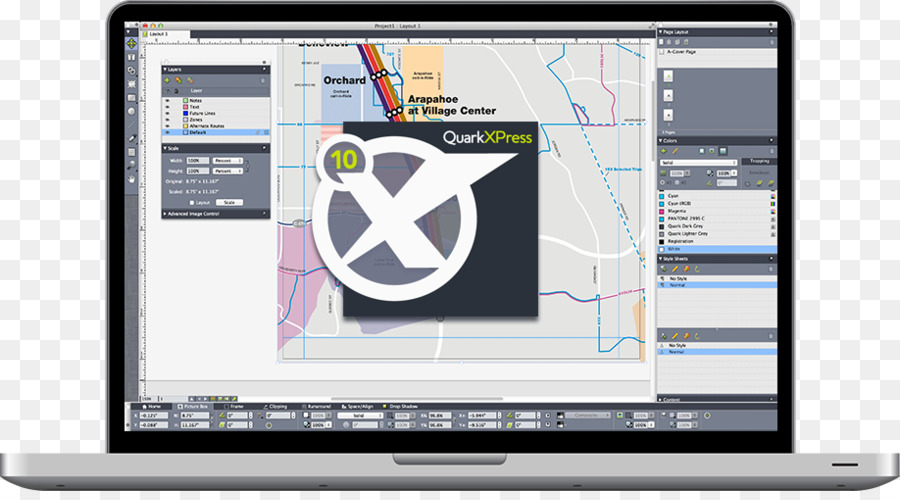 Quarkxpress，โปรแกรมจัดหน้าสิ่งพิมพ์ Name PNG