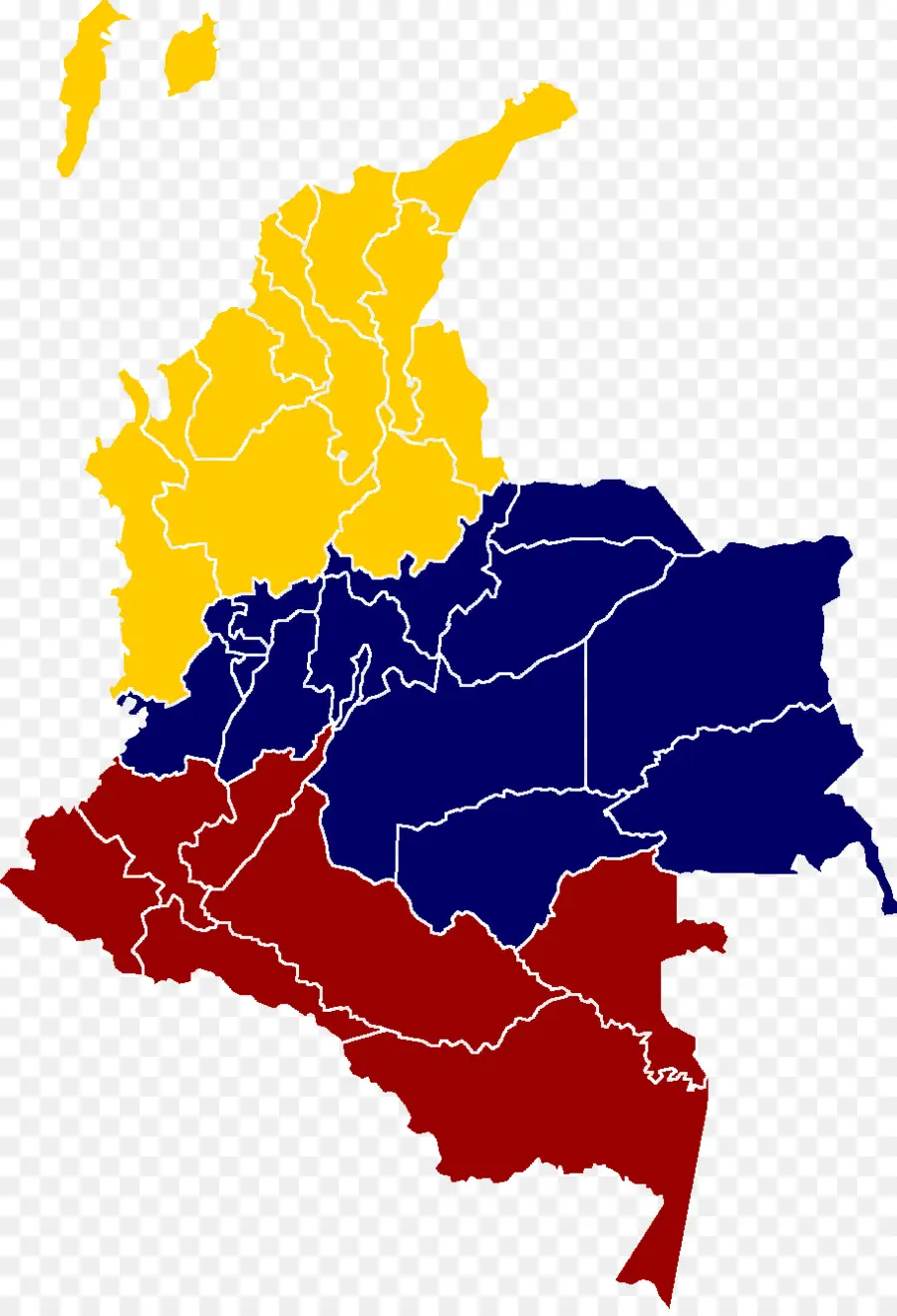 แผนที่โคลัมเบีย，ประเทศ PNG