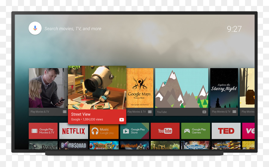 Android ทีวี，โทรทัศน์ PNG