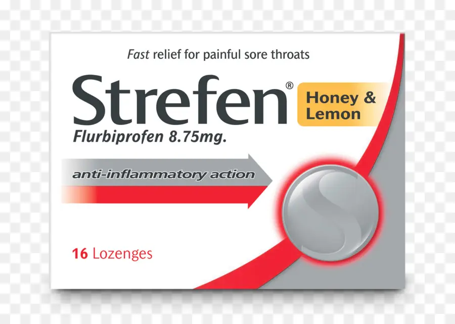 Strefen Lozenges，ที่รักและมะนาว PNG